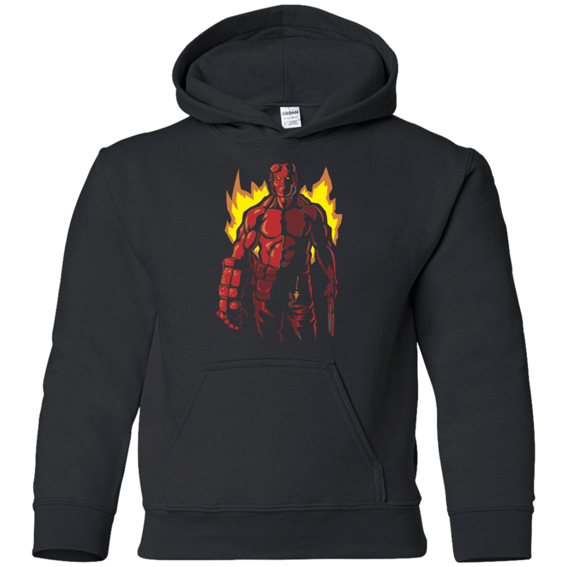 Sweatshirts Black / YS Red Hero Youth Hoodie