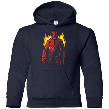 Sweatshirts Navy / YS Red Hero Youth Hoodie