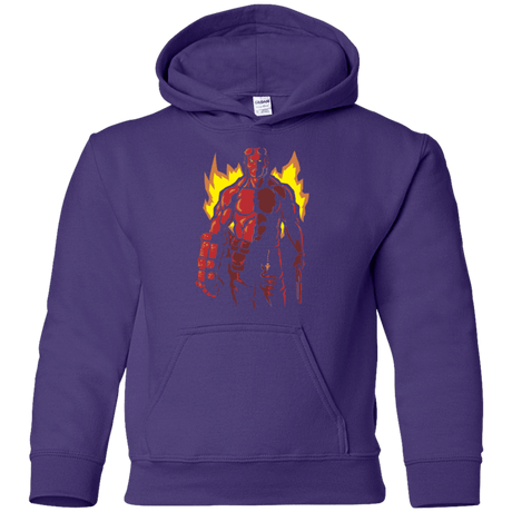Sweatshirts Purple / YS Red Hero Youth Hoodie