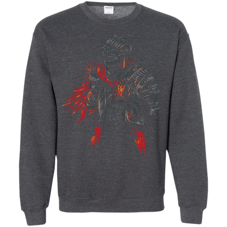 Sweatshirts Dark Heather / Small Red knight Crewneck Sweatshirt