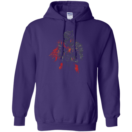 Sweatshirts Purple / Small Red knight Pullover Hoodie