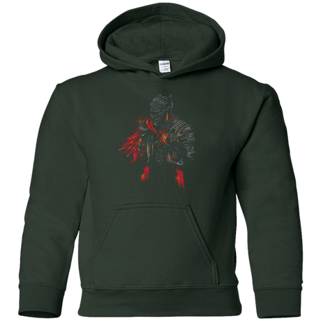 Sweatshirts Forest Green / YS Red knight Youth Hoodie