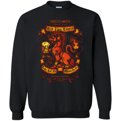 Sweatshirts Black / Small RED LION TAVERN Crewneck Sweatshirt