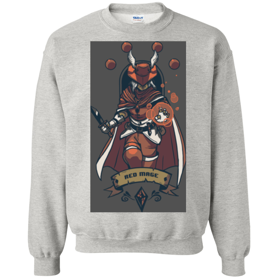 Sweatshirts Ash / Small Red Mage Crewneck Sweatshirt