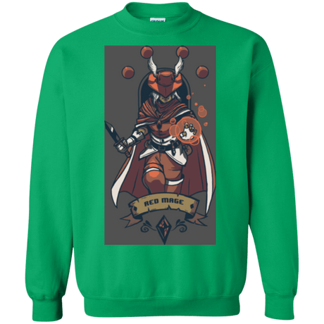 Sweatshirts Irish Green / Small Red Mage Crewneck Sweatshirt