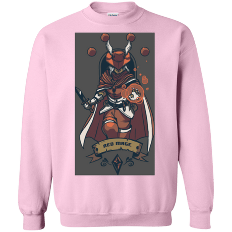 Sweatshirts Light Pink / Small Red Mage Crewneck Sweatshirt