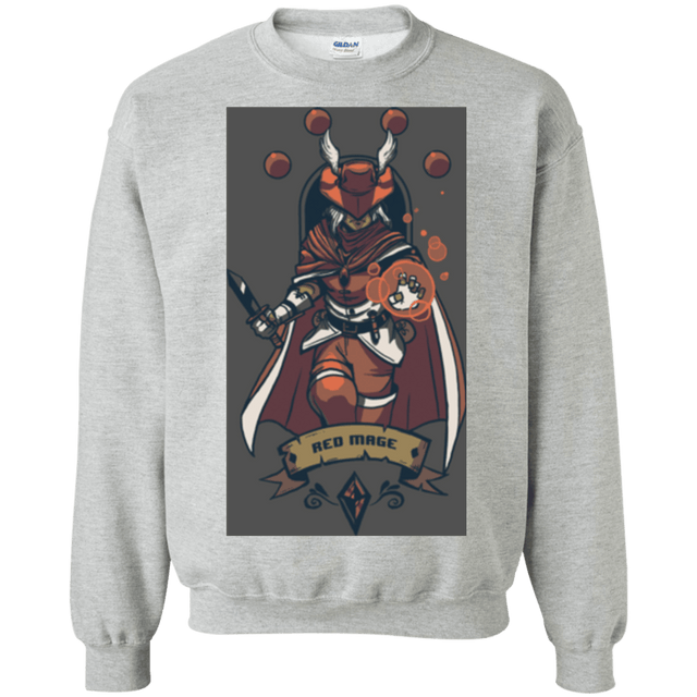 Sweatshirts Sport Grey / Small Red Mage Crewneck Sweatshirt