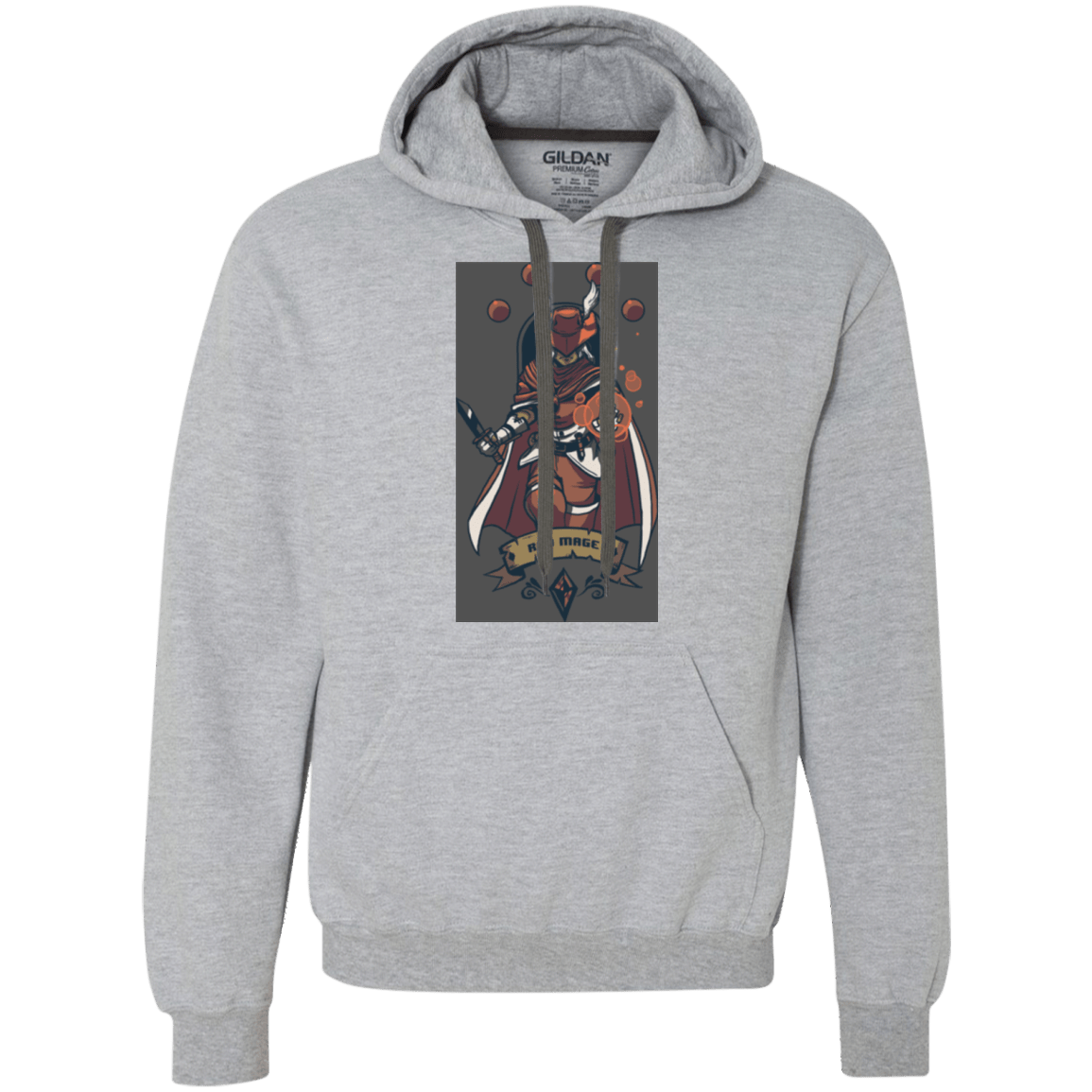 Sweatshirts Sport Grey / Small Red Mage Premium Fleece Hoodie