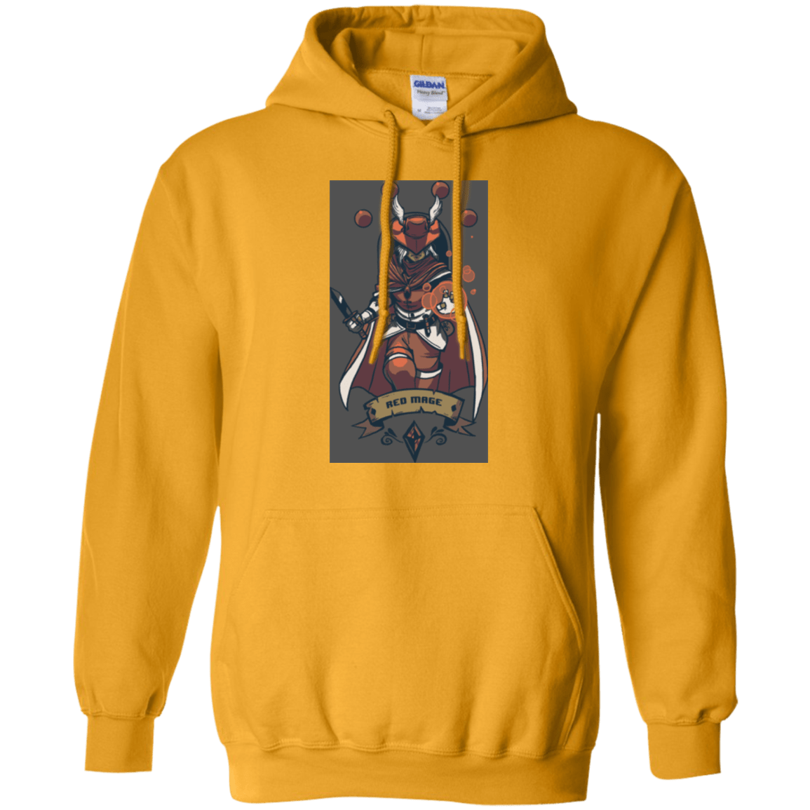 Sweatshirts Gold / Small Red Mage Pullover Hoodie