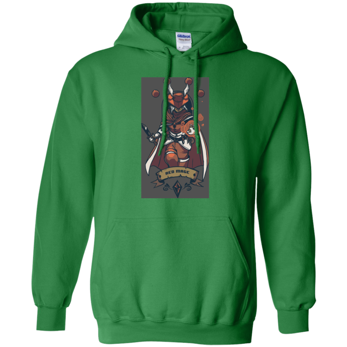 Sweatshirts Irish Green / Small Red Mage Pullover Hoodie