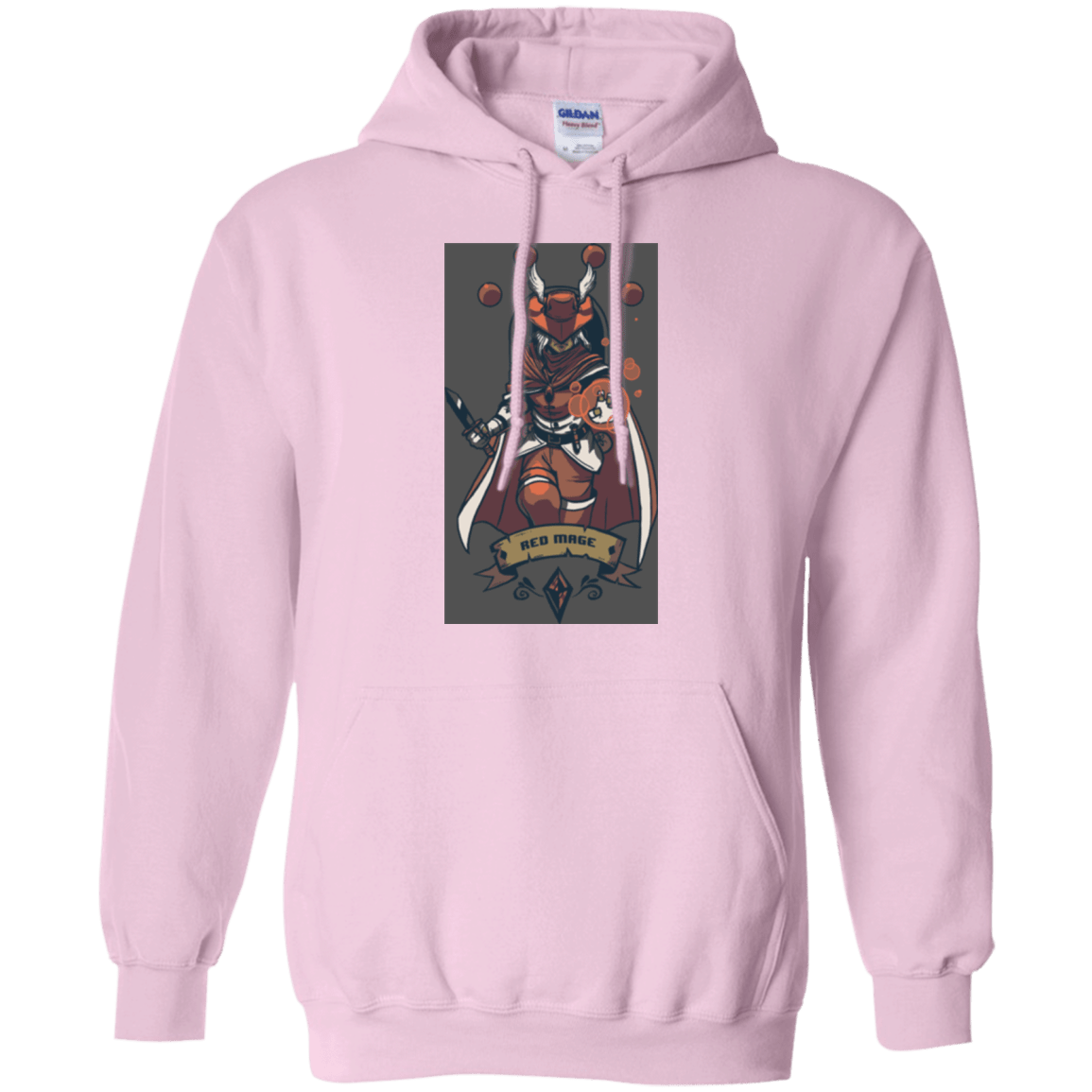 Sweatshirts Light Pink / Small Red Mage Pullover Hoodie