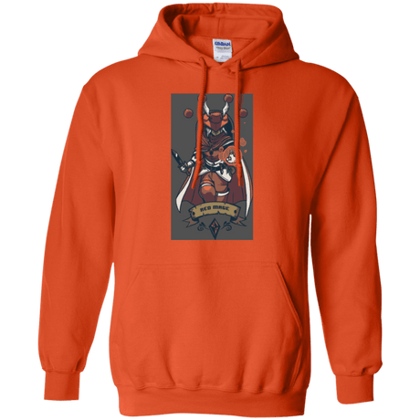 Sweatshirts Orange / Small Red Mage Pullover Hoodie