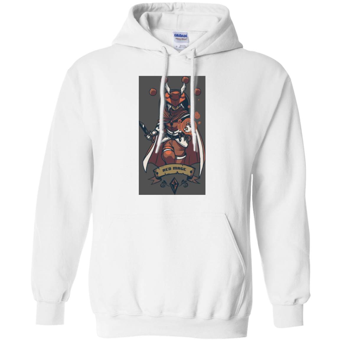 Sweatshirts White / Small Red Mage Pullover Hoodie