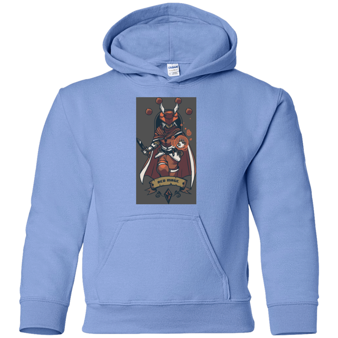 Sweatshirts Carolina Blue / YS Red Mage Youth Hoodie