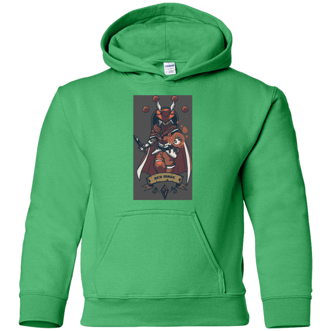 Sweatshirts Irish Green / YS Red Mage Youth Hoodie