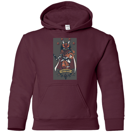 Sweatshirts Maroon / YS Red Mage Youth Hoodie