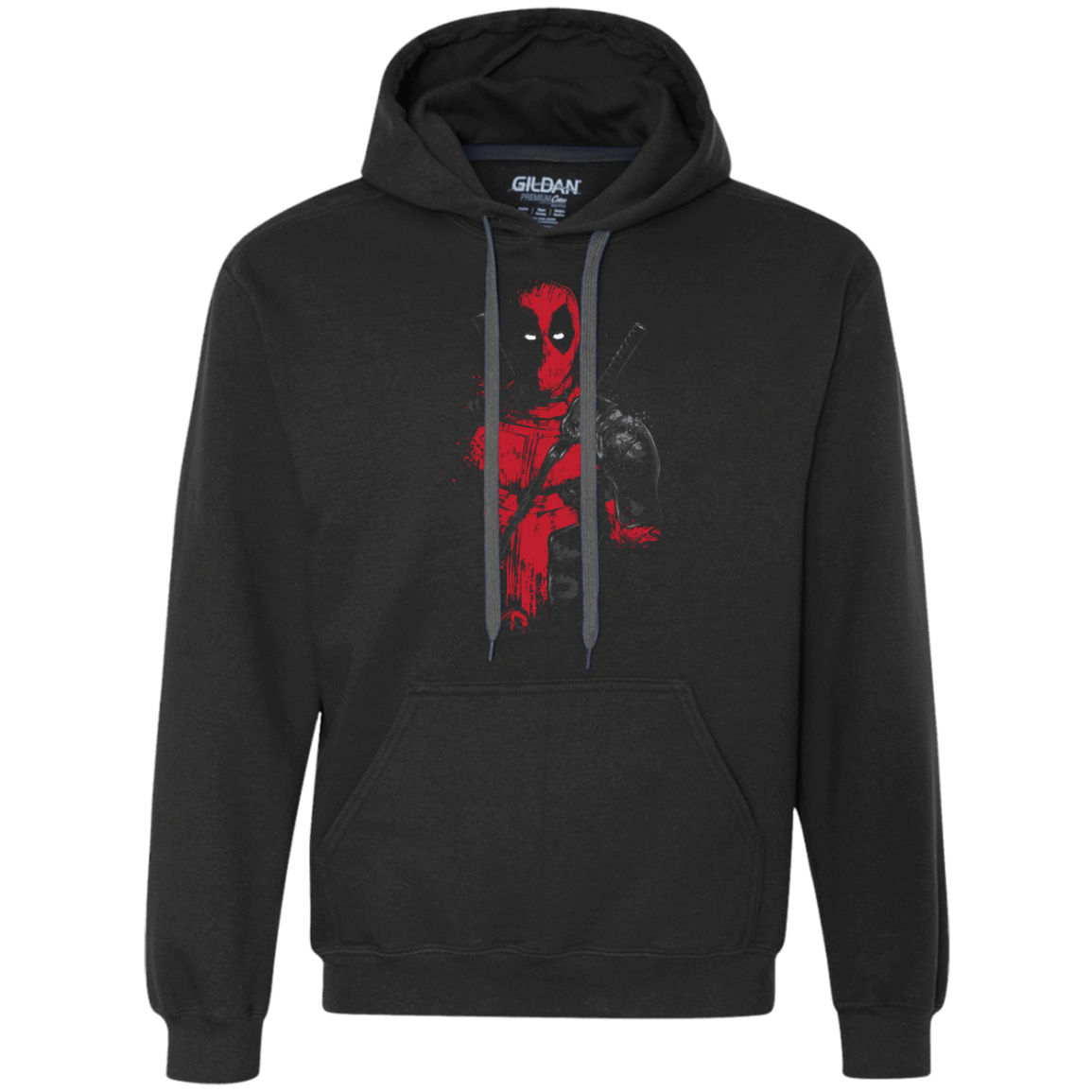 Sweatshirts Black / S Red Mercenary Premium Fleece Hoodie