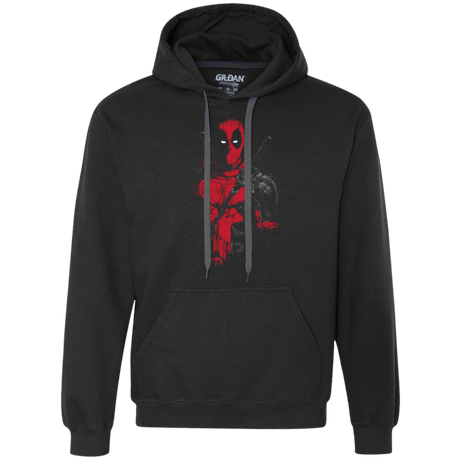 Sweatshirts Black / S Red Mercenary Premium Fleece Hoodie