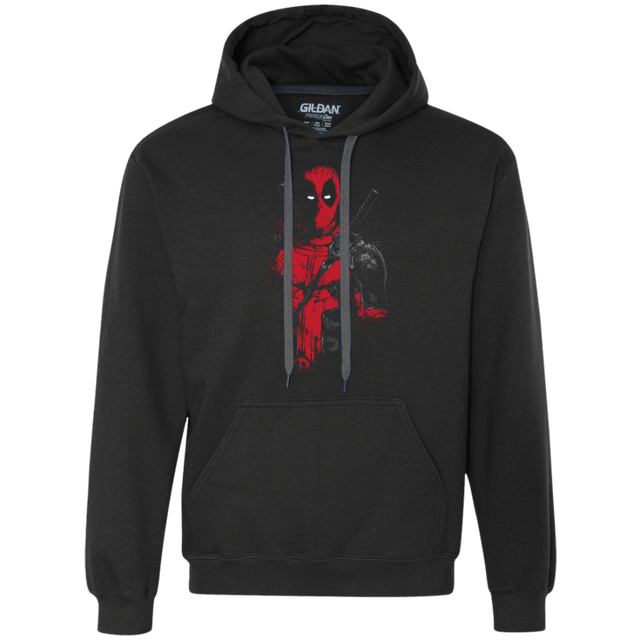 Sweatshirts Black / S Red Mercenary Premium Fleece Hoodie