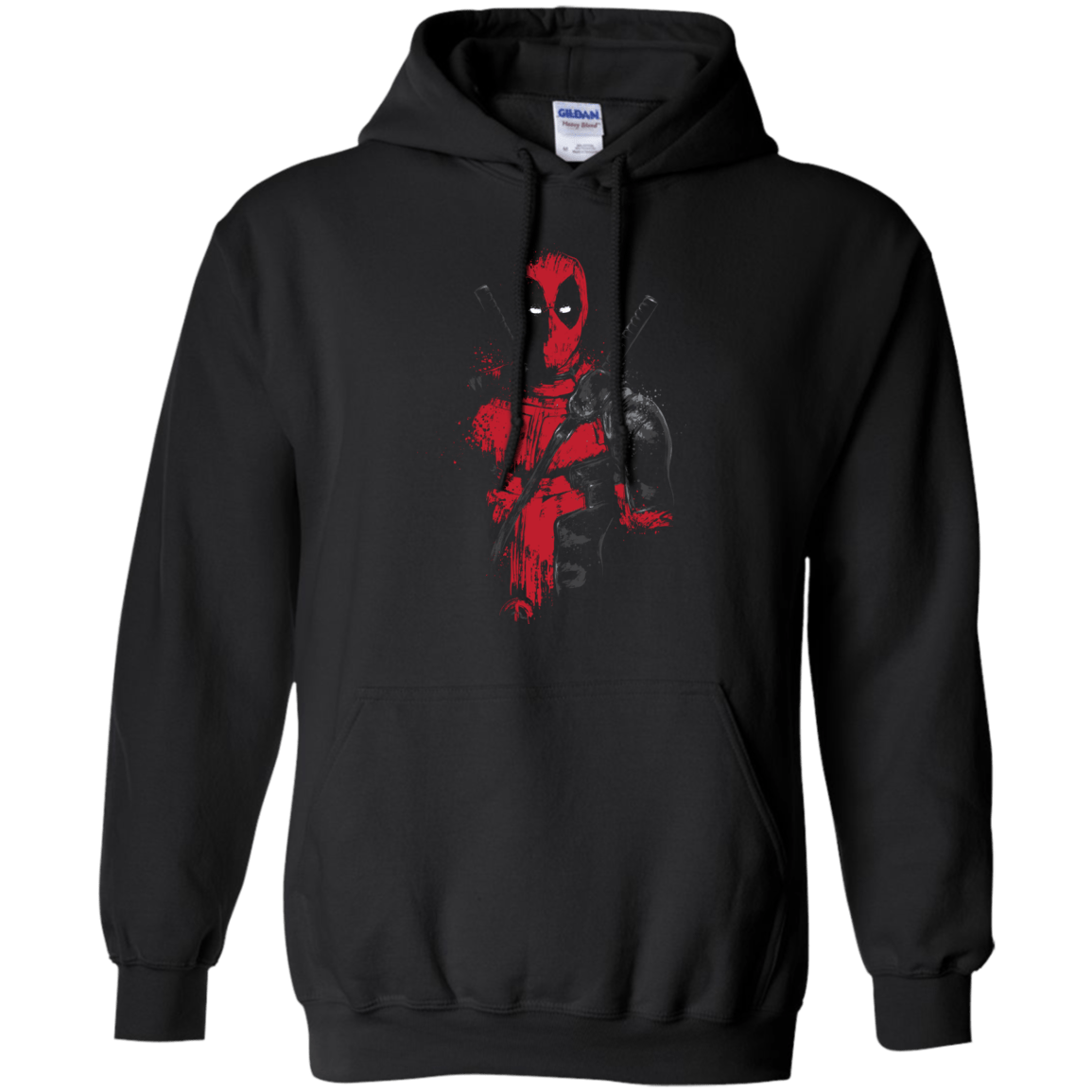 Sweatshirts Black / S Red Mercenary Pullover Hoodie