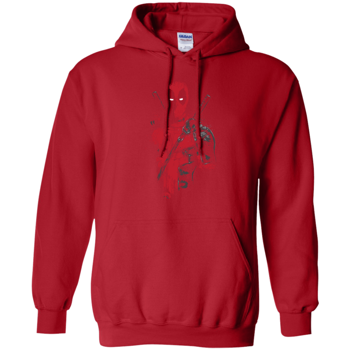 Sweatshirts Red / S Red Mercenary Pullover Hoodie