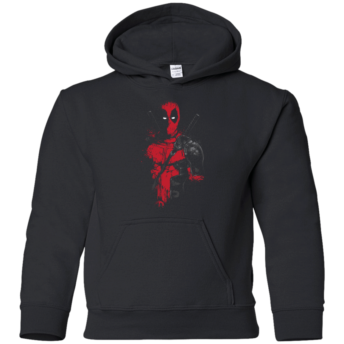 Sweatshirts Black / YS Red Mercenary Youth Hoodie