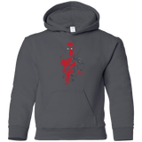 Sweatshirts Charcoal / YS Red Mercenary Youth Hoodie