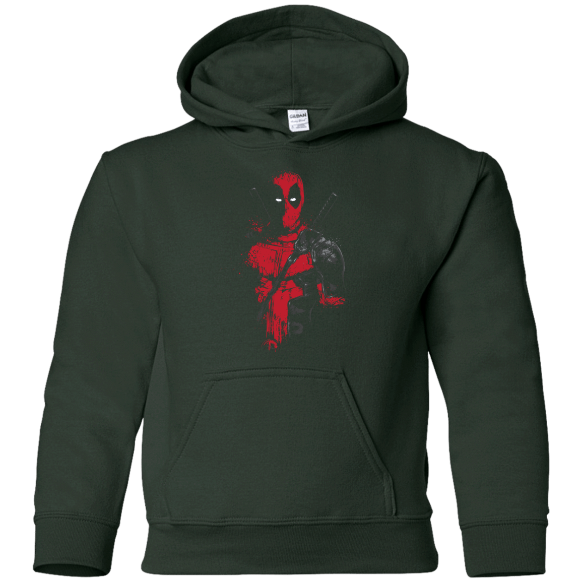 Sweatshirts Forest Green / YS Red Mercenary Youth Hoodie