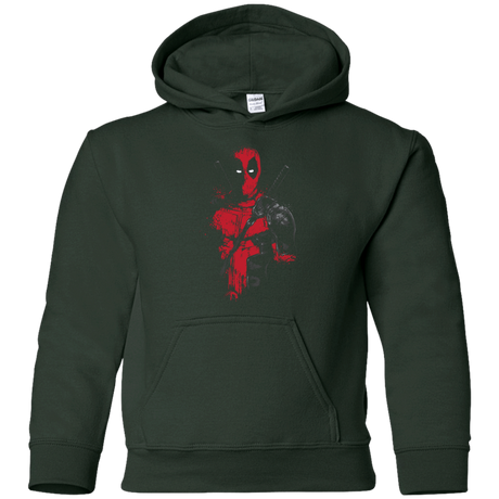 Sweatshirts Forest Green / YS Red Mercenary Youth Hoodie