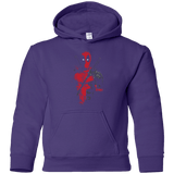 Sweatshirts Purple / YS Red Mercenary Youth Hoodie
