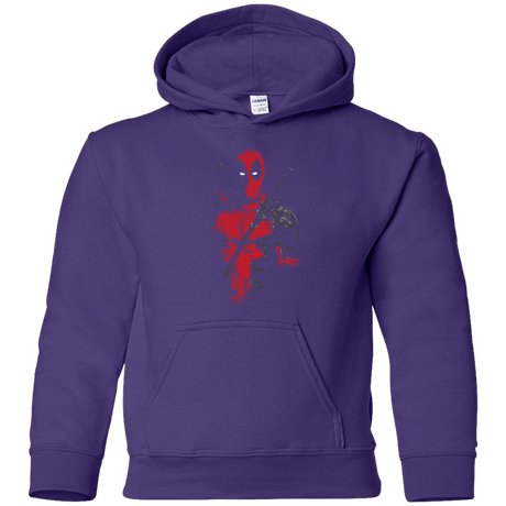 Sweatshirts Purple / YS Red Mercenary Youth Hoodie