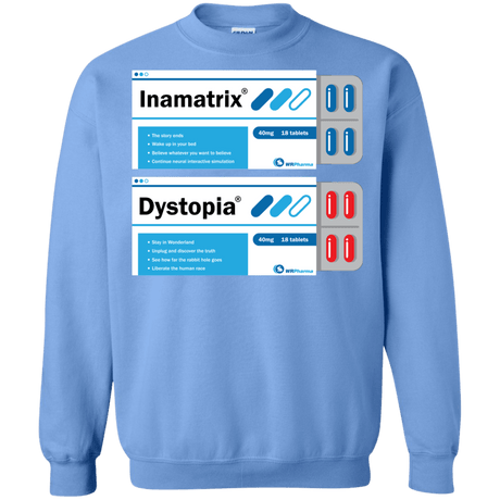 Sweatshirts Carolina Blue / Small Red or Blue Crewneck Sweatshirt