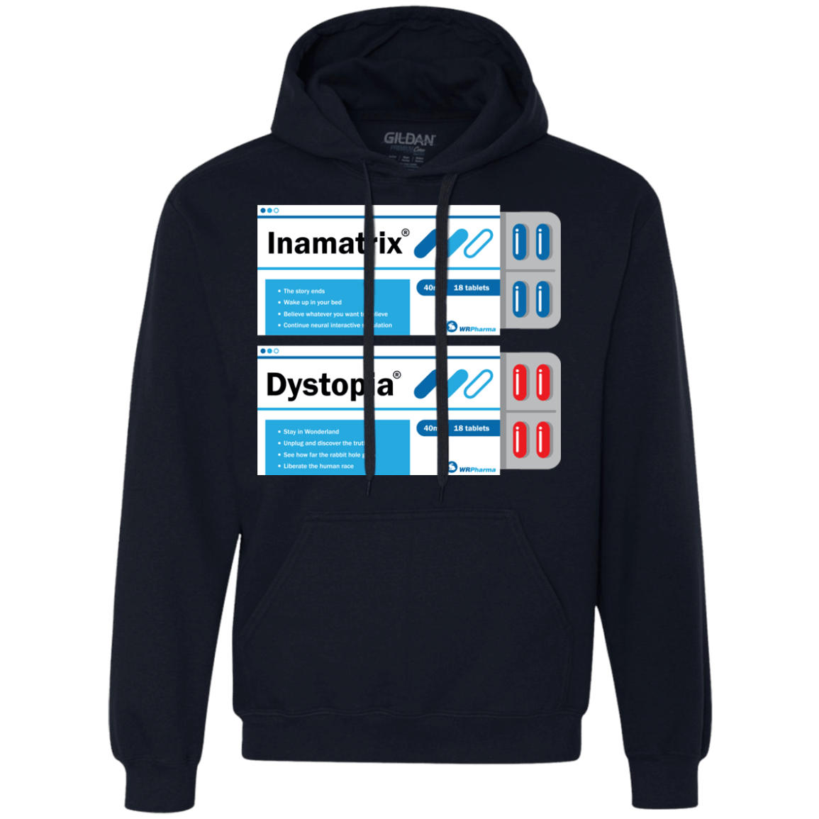 Sweatshirts Navy / Small Red or Blue Premium Fleece Hoodie