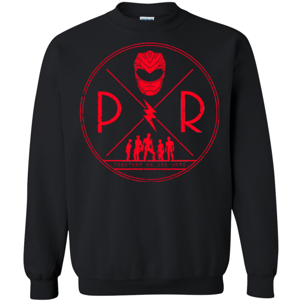 Sweatshirts Black / Small Red Power Crewneck Sweatshirt
