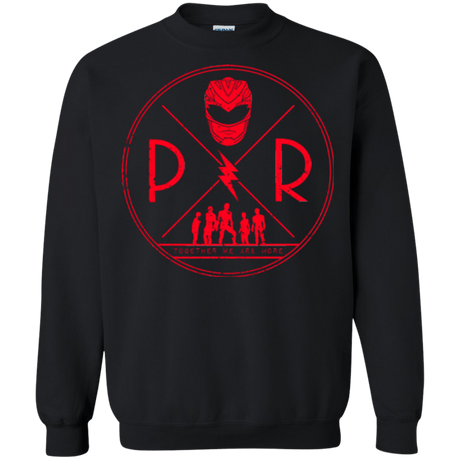 Sweatshirts Black / Small Red Power Crewneck Sweatshirt