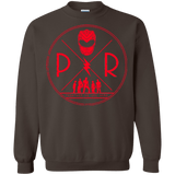 Sweatshirts Dark Chocolate / Small Red Power Crewneck Sweatshirt