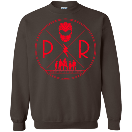 Sweatshirts Dark Chocolate / Small Red Power Crewneck Sweatshirt