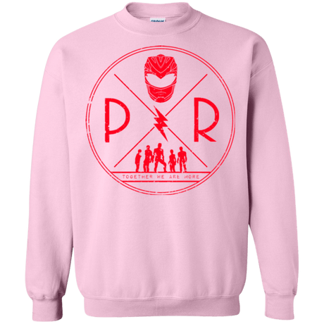 Sweatshirts Light Pink / Small Red Power Crewneck Sweatshirt