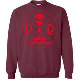 Sweatshirts Maroon / Small Red Power Crewneck Sweatshirt
