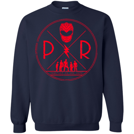 Sweatshirts Navy / Small Red Power Crewneck Sweatshirt