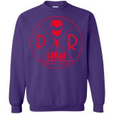 Sweatshirts Purple / Small Red Power Crewneck Sweatshirt