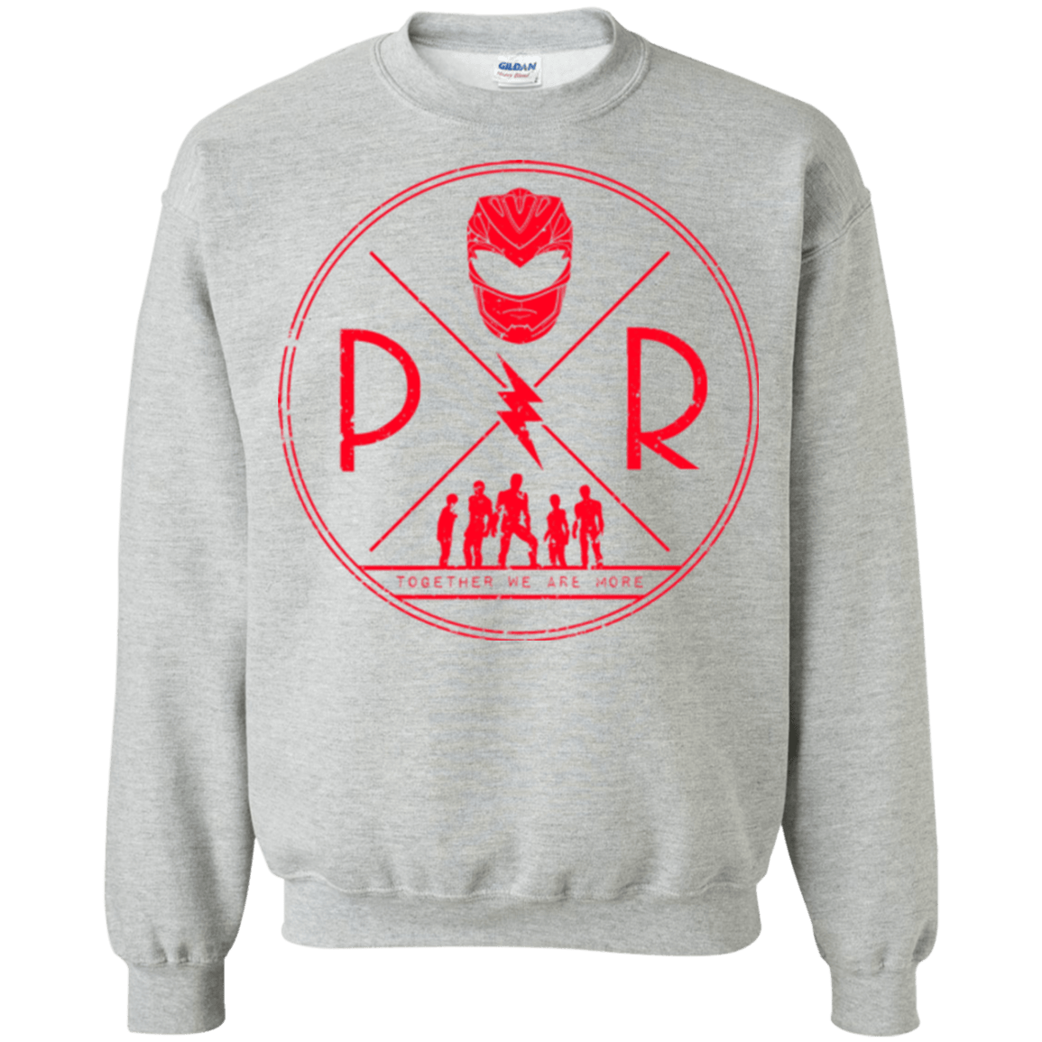 Sweatshirts Sport Grey / Small Red Power Crewneck Sweatshirt