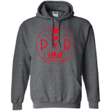 Sweatshirts Dark Heather / Small Red Power Pullover Hoodie