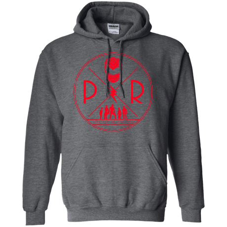 Sweatshirts Dark Heather / Small Red Power Pullover Hoodie