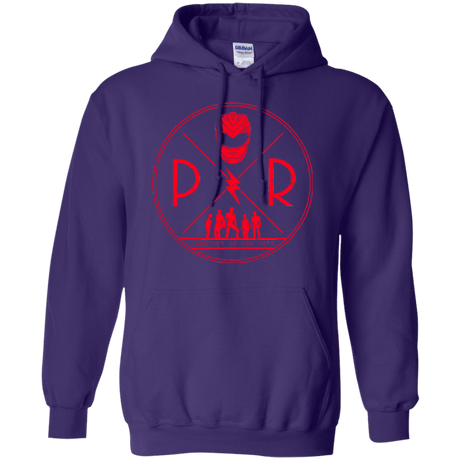 Sweatshirts Purple / Small Red Power Pullover Hoodie