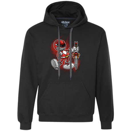 Sweatshirts Black / Small Red Ranger Artwork Premium Fleece Hoodie