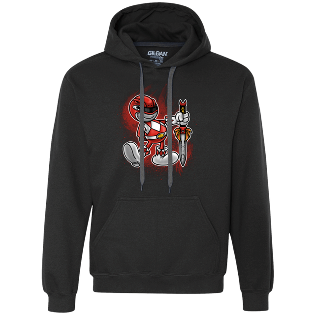 Sweatshirts Black / Small Red Ranger Artwork Premium Fleece Hoodie