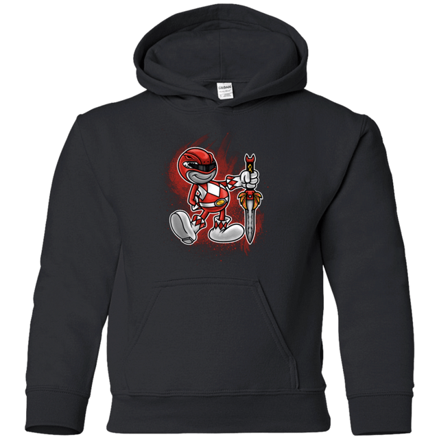 Sweatshirts Black / YS Red Ranger Artwork Youth Hoodie