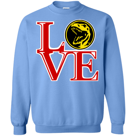 Sweatshirts Carolina Blue / Small Red Ranger LOVE Crewneck Sweatshirt