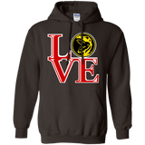 Sweatshirts Dark Chocolate / Small Red Ranger LOVE Pullover Hoodie